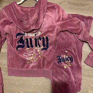 Purple Juicy Couture Track Suit